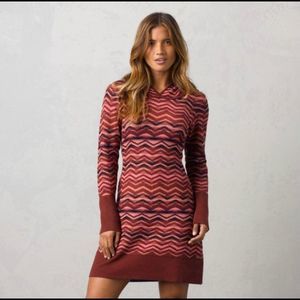 Prana Hooded Sweater Dress S